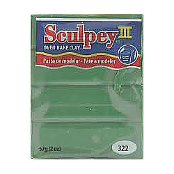 2 oz. Sculpey III Leaf Green (S302 322) POLYMER CLAY