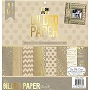 DCWV® 48/Sheets 12"x12" Premium Gilded Paper Stack SCRAPBOOK PAPER Assortment