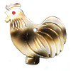 20x25mm Spotted Shell ROOSTER Animal Fetish Bead