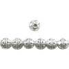 6mm Silver Plated Pewter Bali Style Fancy ROUND Beads