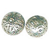 10mm Silver Plated Brass (Antiqued / Oxidized) FILIGREE ROUND Beads