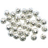 4mm Silver Plated FILIGREE ROUND Beads