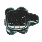 15x22mm Blackstone TURTLE Animal Fetish Bead