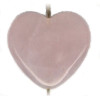 20mm Rose Quartz PUFFY HEART Beads