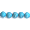 6mm Turquoise Dyed Howlite ROUND Beads