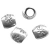 5x5mm Hill Tribe Silver Floral Design CYLINDER Beads