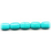 8x12mm Stabilized Blue Turquoise Puffy RECTANGLE Beads
