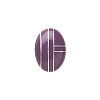 10x14mm Block Sugilite & Silver Inlay OVAL CABOCHON