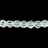4mm Transparent Crystal Pressed Glass FACETED ROUND Beads