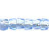 4x5mm Transparent Pale Blue Pressed Glass (Fire Polished) FACETED DISC Beads