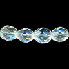 8mm Transparent Crystal FACETED ROUND (Fire Polished) Beads