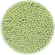 18/o *Vintage* Italian SEED Beads - Opaque Pale Green
