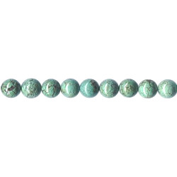 8mm Turquoise Magnesite (Chalk Turquoise) ROUND Beads