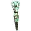 12x40mm Chinese Turquoise GODDESS Focal/Pendant Bead