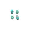 3x5mm Blue Matrix Chinese Turquoise OVAL CABOCHONS