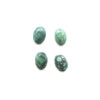 4x6mm Chinese Blue Matrix Turquoise OVAL CABOCHONS