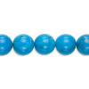 10mm Turquoise Dyed Howlite ROUND Beads