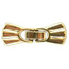 1-1/2" Antiqued Goldtone Pewter 3-Hole Southwestern Scallop Snap-Lock CLASP