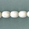 17x22mm White Magnesite Jumbo OVAL/BARREL Beads