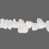 34" Strand White Marble CHIP/NUGGET Beads