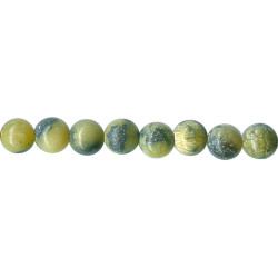 4mm Yellow Turquoise ROUND Beads